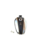 Royal Enfield Bullet Custom Deluxe Petrol Tank Chromed Black