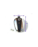 Royal Enfield Bullet Custom Deluxe Petrol Tank Chromed Black