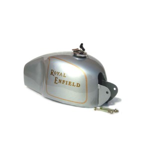 Customized Silver Painted Clubman Petrol Tank