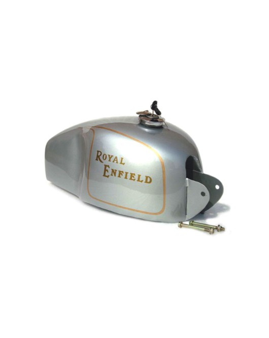 Customized Silver Painted Clubman Petrol Tank