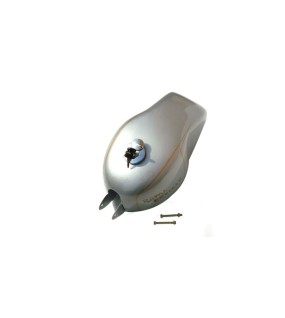 Customized Silver Painted Clubman Petrol Tank