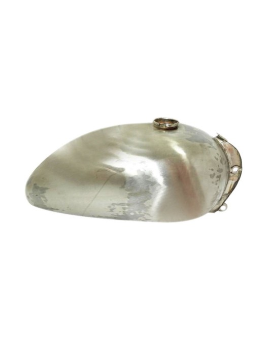 Royal Enfield Interceptor Raw Steel Petrol Tank Reproduction