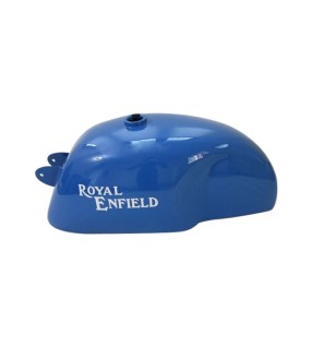 Royal Enfield Cafe Racer Blue Painted 4 Gallon Petrol Tank