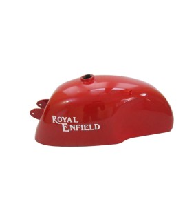 Royal Enfield Cafe Racer Bright Red Painted Petrol Tank