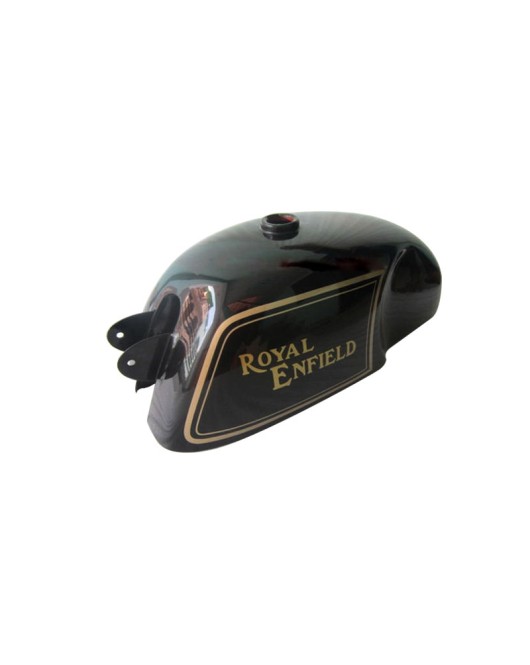 Royal Enfield Cafe Racer Black Painted 4 Gallon Petrol Tank