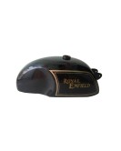 Royal Enfield Cafe Racer Black Painted 4 Gallon Petrol Tank