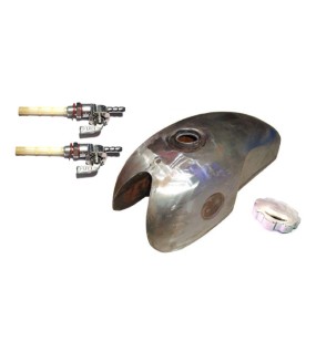 Benelli Mojave Cafe Racer 260 360 Petrol Fuel Gas Tank + Petrol Fuel Taps + Cap