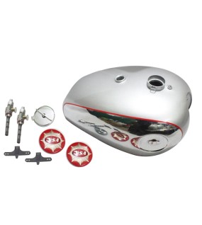 BSA Goldstar DBD32 DBD34 Gas Fuel Petrol Tank Chromed Painted Cap Taps And Badges