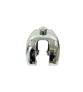Honda CB400 Cafe Racer Chrome Gas Fuel Petrol Tank W Monza Cap