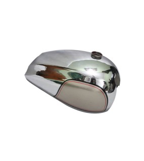 Norton Dominator Wideline Steel Gas Fuel Petrol Tank Chrome + Paint Model
