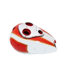 Reproduction Bare Metal Ariel Square Four Red Hunter Painted Fuel Gas Tank New