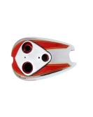 Reproduction Bare Metal Ariel Square Four Red Hunter Painted Fuel Gas Tank New