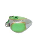 Vintage BSA B31 Model Green Painted Chromed Petrol Tank With Speedometer Cavity