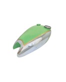 Vintage BSA B31 Model Green Painted Chromed Petrol Tank With Speedometer Cavity