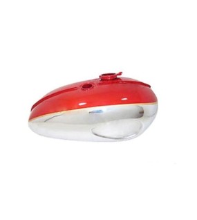 New BSA A65 2 Gallon Red Painted Chrome Petrol Tank 1968-69 US Specification