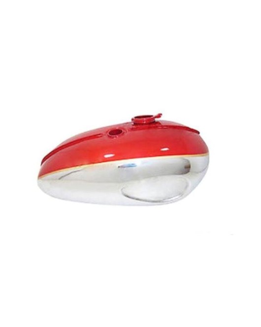 New BSA A65 2 Gallon Red Painted Chrome Petrol Tank 1968-69 US Specification