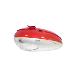 New BSA A65 2 Gallon Red Painted Chrome Petrol Tank 1968-69 US Specification