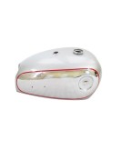 BSA A7 A10 Silver Painted Chrome Petrol Tank