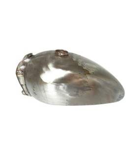 Vintage Royal Enfield Interceptor Raw Steel Petrol Tank Reproduction