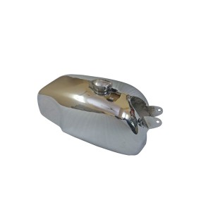 Royal Enfield Cafe Racer Clubman Continental GT Gas Fuel Petrol Tank Chrome