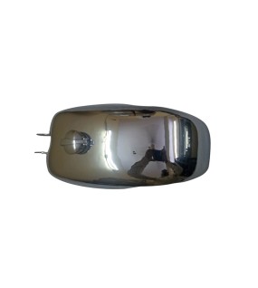 Royal Enfield Cafe Racer Clubman Continental GT Gas Fuel Petrol Tank Chrome