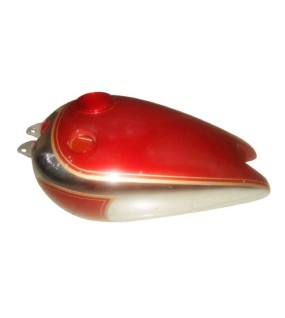 Old BSA 250cc Post War C10 11 12 Replica Gas Fuel Petrol Tank With Gauge Cavity