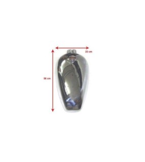 Early 1950s-60s Chromed Petrol Tank Brand New For Royal Enfield Motorcycles