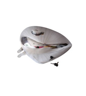 Royal Enfield Custom Chopper Bobber Peanut Wassell Gas Fuel Petrol Tank Chrome