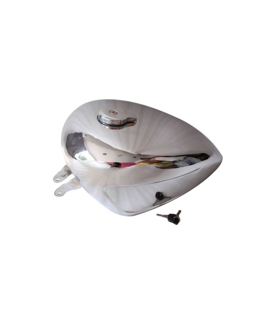 Royal Enfield Custom Chopper Bobber Peanut Wassell Gas Fuel Petrol Tank Chrome