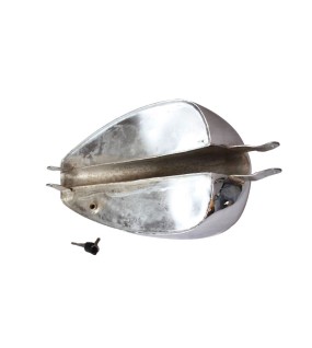 Royal Enfield Custom Chopper Bobber Peanut Wassell Gas Fuel Petrol Tank Chrome