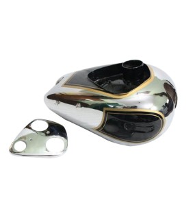 Ariel Square Four 4F Gas Fuel Petrol Tank Painted And Chrome Plated