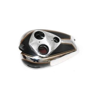 New Chrome Black Painted Ariel Square Four Red Hunter Petrol Tank
