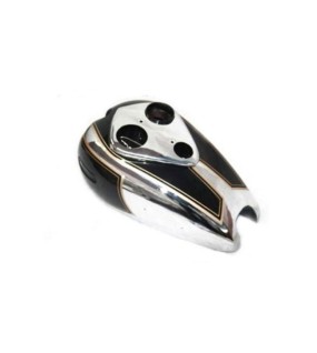 New Chrome Black Painted Ariel Square Four Red Hunter Petrol Tank