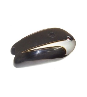Vintage Triumph Trophy New Petrol Fuel Tank Silver And Black