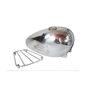 Triumph T120 TR6 T140 TR7 Trophy Bonneville Oil Gas Fuel Petrol Tank Chrome