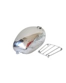 Triumph T120 TR6 T140 TR7 Trophy Bonneville Oil Gas Fuel Petrol Tank Chrome