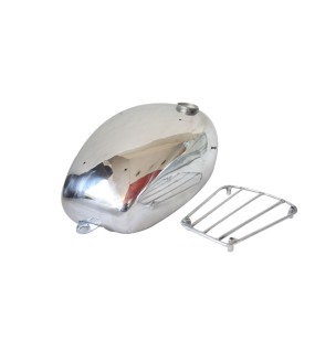 Triumph T120 TR6 T140 TR7 Trophy Bonneville Oil Gas Fuel Petrol Tank Chrome