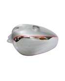 Panther M100 M120 Chrome And Silver Painted Gas Fuel Petrol Tank Reproduction