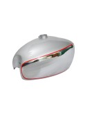 Panther M100 M120 Chrome And Silver Painted Gas Fuel Petrol Tank Reproduction