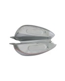 Panther M100 M120 Chrome And Silver Painted Gas Fuel Petrol Tank Reproduction