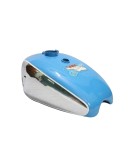 BSA Goldstar Catalina Scrambler Gas Petrol Tank Chrome Plated & Blue Painted