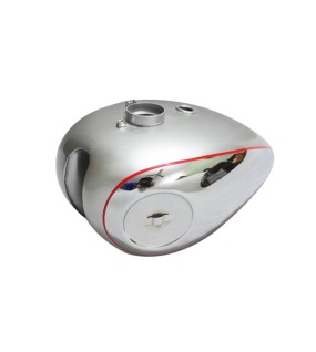 BSA Goldstar Catalina Scrambler Gas Petrol Tank Chrome Plated &amp; Silver Pained