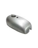 BSA Spitfire A65 2 Gallon Gas Fuel Petrol Tank Raw Steel Iron - With Fuel Cap