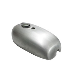 BSA Spitfire A65 2 Gallon Gas Fuel Petrol Tank Raw Steel Iron - With Fuel Cap
