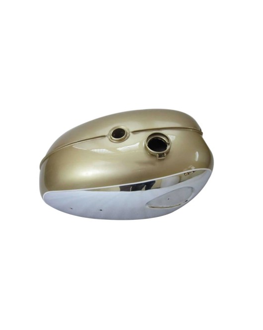 BSA A65 Lightning Thunderbolt Golden Painted Chrome Gas Fuel Petrol Tank
