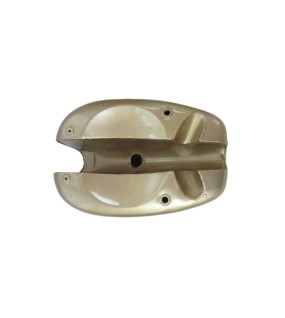 BSA A65 Lightning Thunderbolt Golden Painted Chrome Gas Fuel Petrol Tank