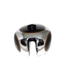 New Chrome Plated Black Paint Petrol Gas Tank For BSA M20 1930's Civilian Model