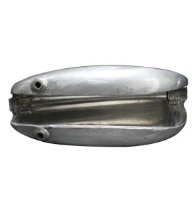 BSA Triumph B40 B44 B50 Trial Scrambler Raw Steel Iron Gas Fuel Petrol Tank