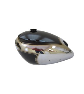 New Matchless Chrome And Black Painted Steel Gas Fuel Petrol Tank
