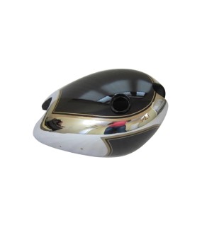 New Matchless Chrome And Black Painted Steel Gas Fuel Petrol Tank